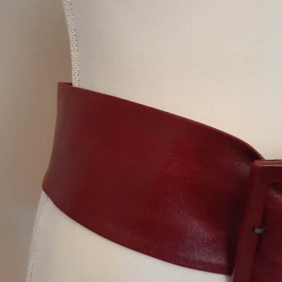 Vintage Leatherock Wide Leather Belt